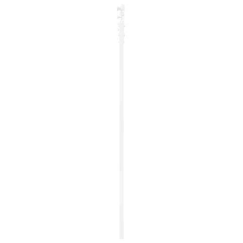 Преплъзваща се врата 61 x 198,5 см Бяло