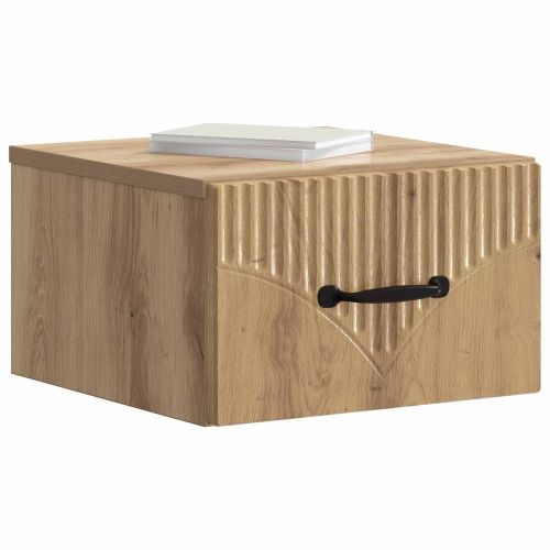 Спален шкаф с монтаж на стена Дъб артизан 34,5 x 33 x 20 см