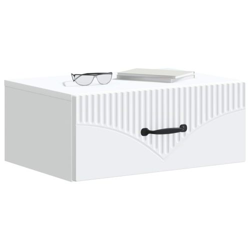 Спален шкаф с монтаж на стена 2 pcs Бяло 49 x 34,5 x 20 см