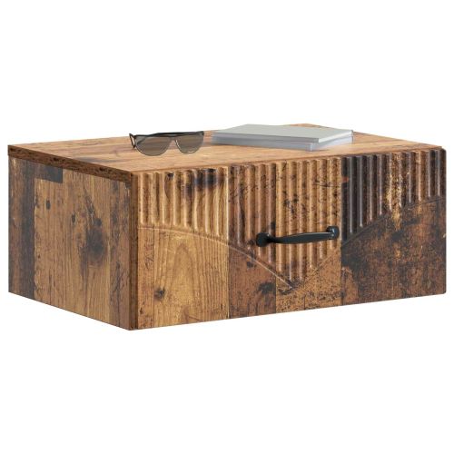 Спален шкаф с монтаж на стена Старо дърво 49 x 34,5 x 20 см