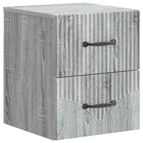 Спален шкаф с монтаж на стена Сива сонома 34,5 x 33 x 40 см