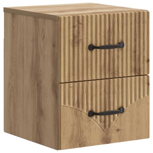 Спален шкаф с монтаж на стена Дъб артизан 34,5 x 33 x 40 см