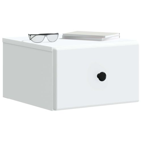 Спален шкаф с монтаж на стена 2 pcs Бяло 34,5 x 33 x 20 см