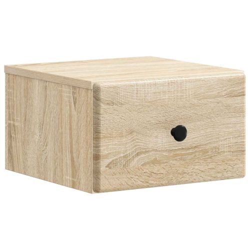 Спален шкаф с монтаж на стена Дъб сонома 34,5 x 33 x 20 см