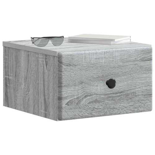 Спален шкаф с монтаж на стена Сива сонома 34,5 x 33 x 20 см