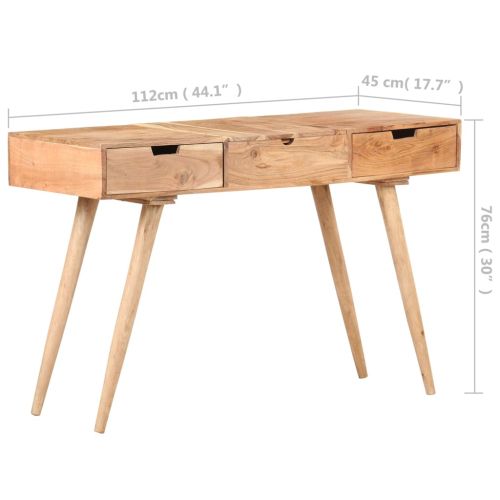 Тоалетка с огледало, 112x45x76 см, акация масив