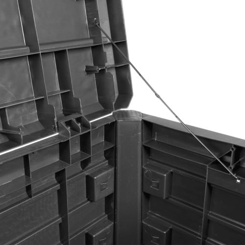 Градинска ракла, антрацит, 73x50,5x46,5 см, полипропилен