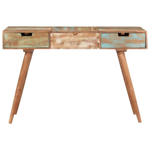 Тоалетка с огледало, 112x45x76 см, регенерирано дърво масив