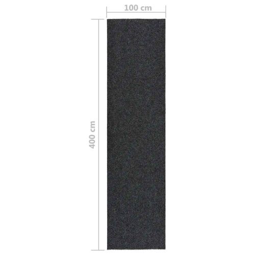 Абсорбиращо мръсотията килимче, 100x400 см, антрацит