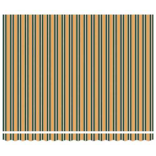Сгъваем навес Зелен и бял 400 ×350 cm текстил