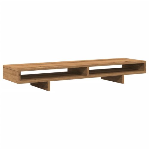 Поставка за монитор, дъб артизан, 100x27x15 см, инженерно дърво