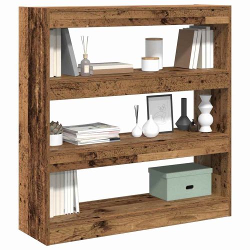Шкаф за книги Старо дърво 100 x 30 x 103 см Инженерно дърво