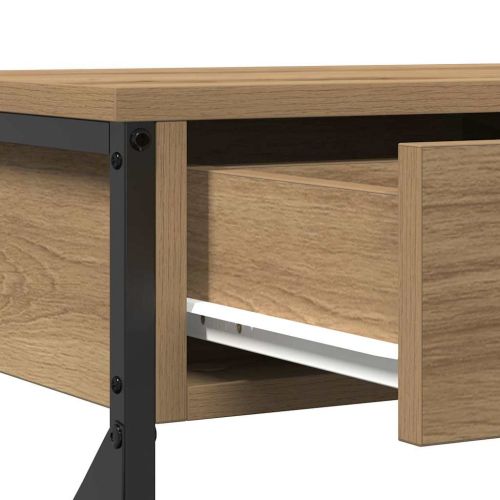 Конзолна маса дъб артизан 75 x 28 x 75 см