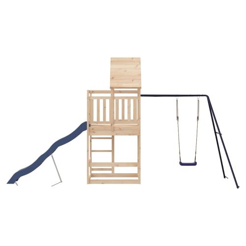 Комбинирано детско съоръжение за игра на открито, бор масив