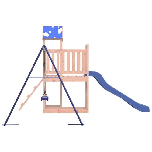 Комбинирано детско съоръжение, масивна дугласка дървесина