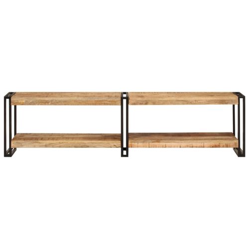 ТВ шкаф, 160x30x40 см, мангово дърво масив