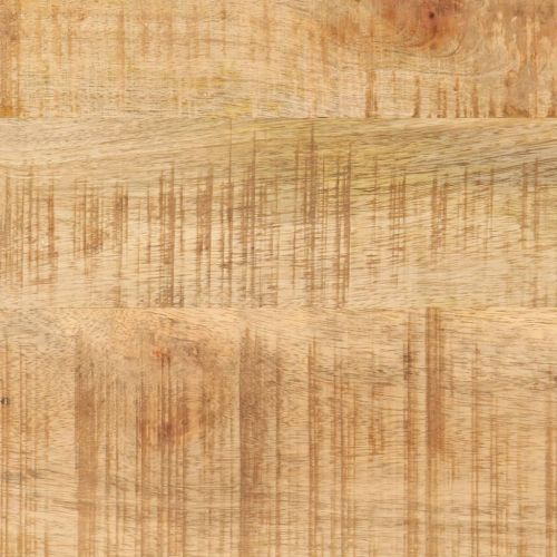 Шкаф за баня 40x27x90 см мангово дърво масив и желязо