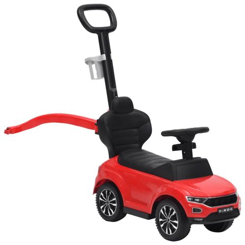 Кола за бутане Volkswagen T-Roc, червена