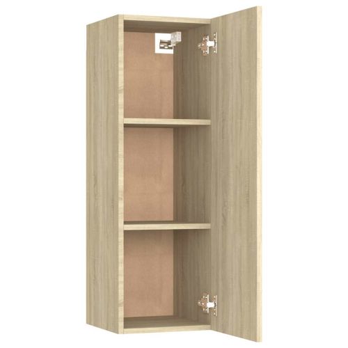 ТВ шкафове, 2 бр, дъб сонома, 30,5x30x90 см, инженерно дърво