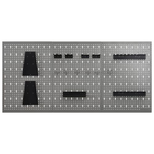 Стенни панели за инструменти, 3 бр, 40x58 см, стомана