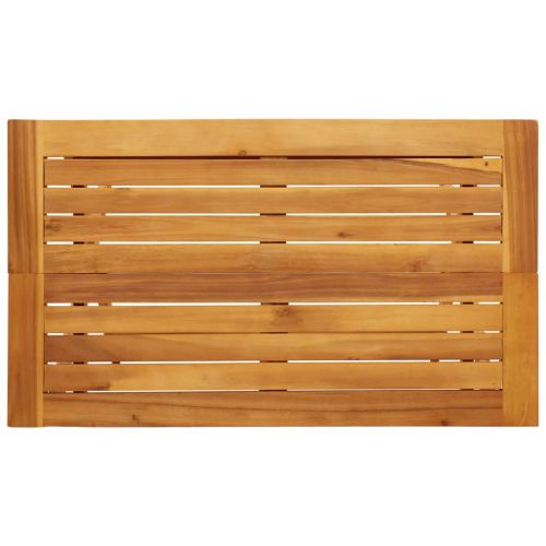 Сгъваема градинска маса 90x52,5x65 см масивна акация