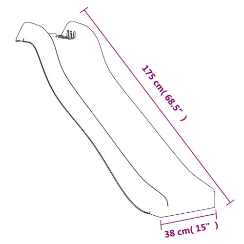 Комбинирано детско съоръжение за игра на открито, чам масив