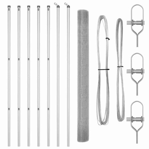 Стълб за ограда. Сребрист