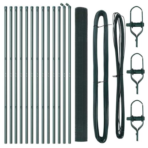 Стълб за ограда. Зелен