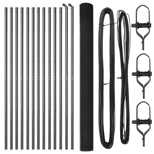 Стълб за ограда. Сив