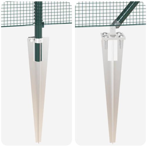 Стълб за ограда. Зелено