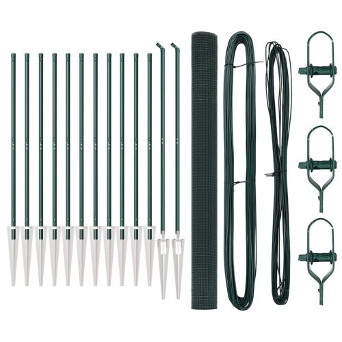 Стълб за ограда. Зелено