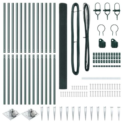 Стълб за ограда. Зелено