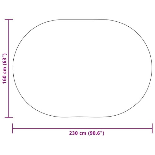 Килим ZIZUR Крем 230 x 160 см Полипропилен