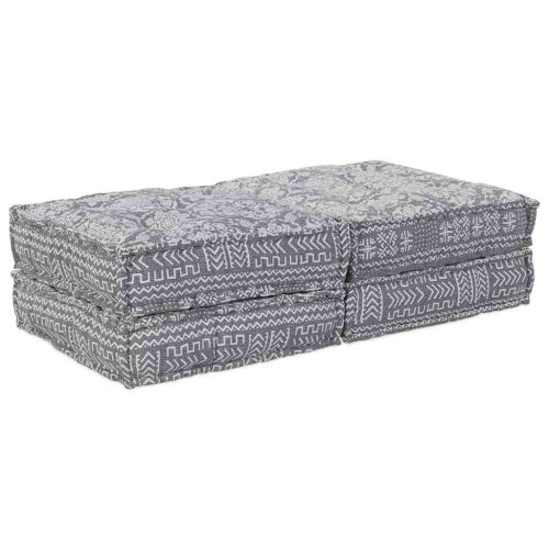 Модулен диван 2 pcs Светлосиво 140 x 70 x 36 см Текстил