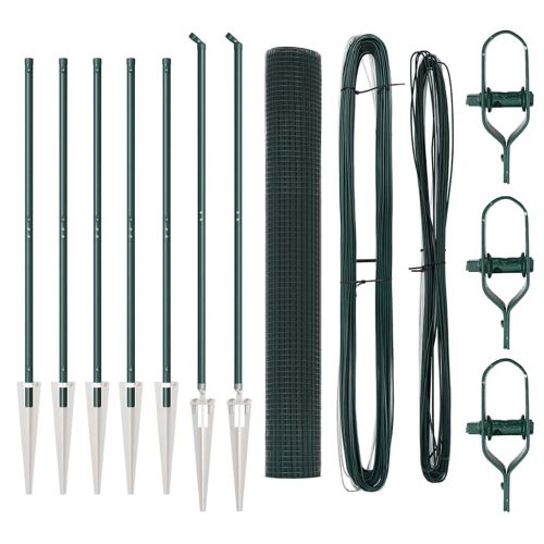 Стълб за ограда. Зелено