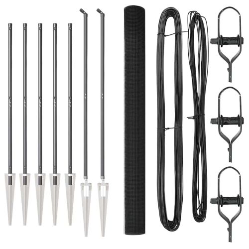 Стълб за ограда. Сиво