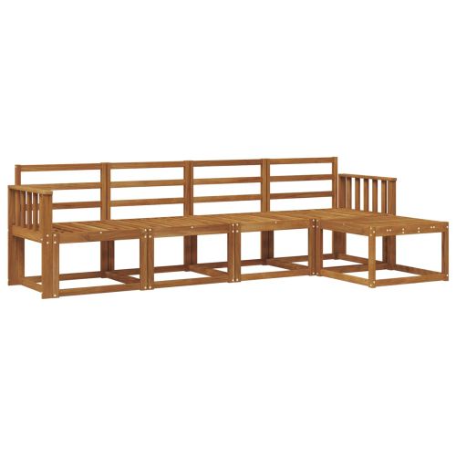 Комплект дивани за открито 5 pcs Естествен