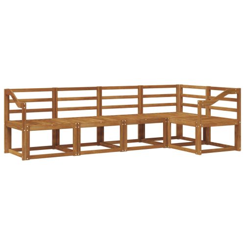 Комплект дивани за открито 5 pcs Естествен