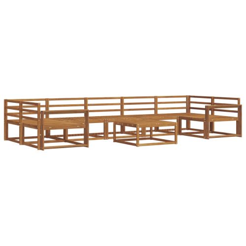 Комплект дивани за открито 8 pcs Естествен