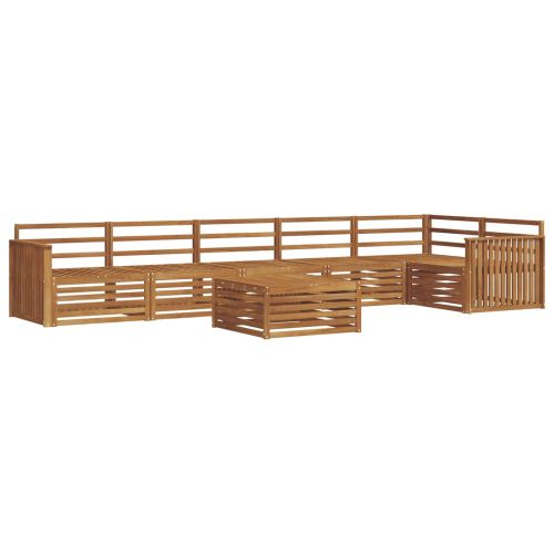 Комплект дивани за открито 7 pcs Естествен