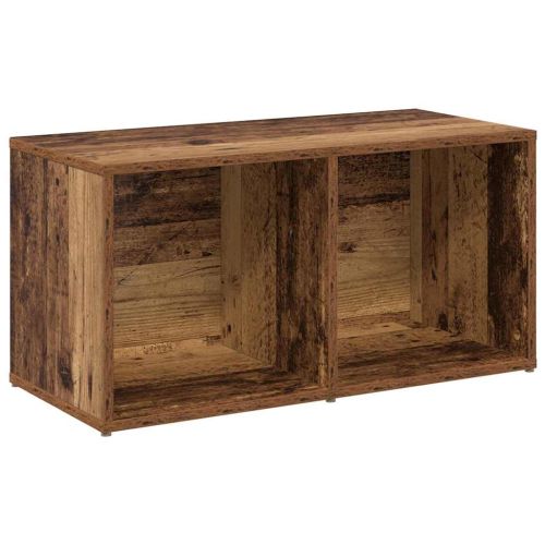 Комплект ТВ шкаф 2 pcs Старо дърво 37 x 35 x 72 см