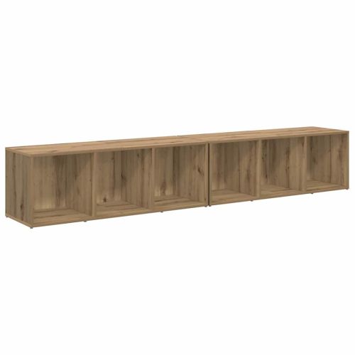 Комплект ТВ шкаф 2 pcs Дъб 37 x 35 x 107 см Инженерно дърво