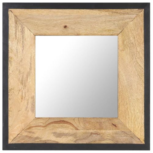 Огледало, 50x50 см, мангово дърво масив