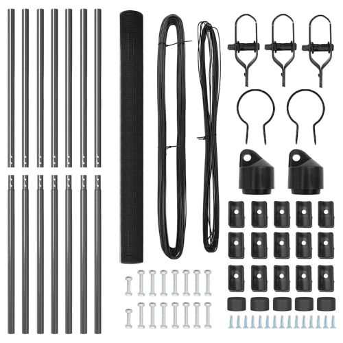 Стълб за ограда. Сив