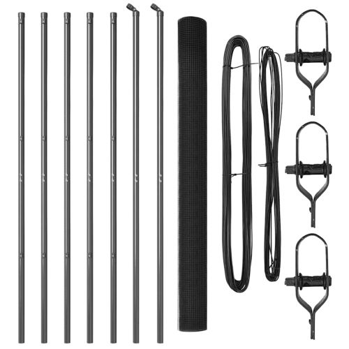 Стълб за ограда. Сив