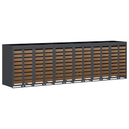 Контейнер за съхранение на 3 коша 340 x 77.5 x 115.5 см Стомана