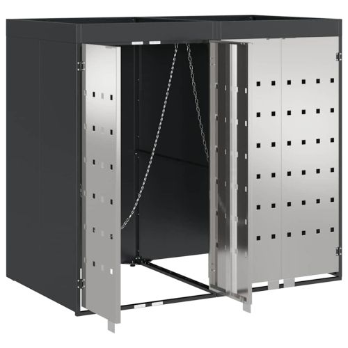 Контейнер за съхранение на 3 коша 340 x 77.5 x 115.5 см Стомана