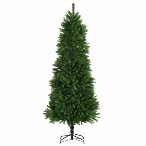Коледно дърво с 300 LED светодиода с поставка Зелен 240 cm ПЕ