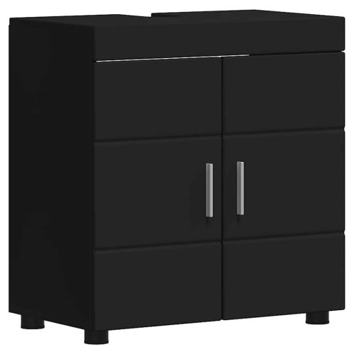 Комплект мебели за баня TULUM 2 pcs Черно 60 x 34 x 63 см