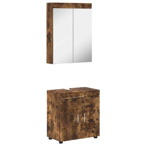 Комплект мебели за баня TULUM 2 pcs Димян дъб 60 x 34 x 63 см